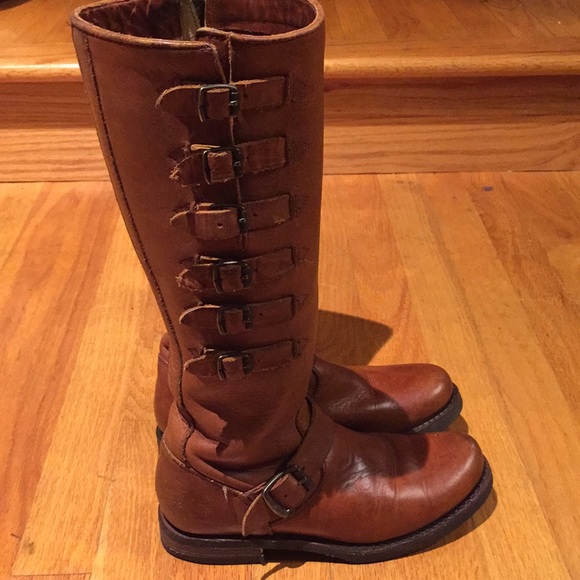 frye veronica belted tall
